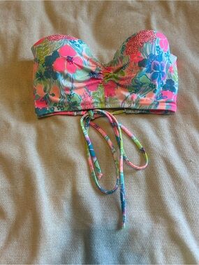 Victoria’s Secret bandeau push up swim top 32B NWOT